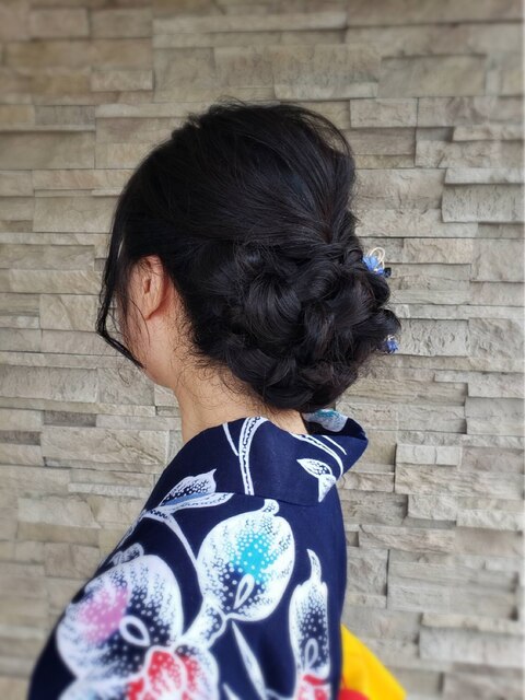 浴衣ヘアアレンジ