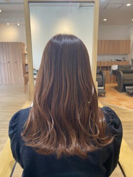 ソッリーソ ヘア(sorriso hair) 【sorriso hair桜山】涼しげヘア☆オレンジベージュ