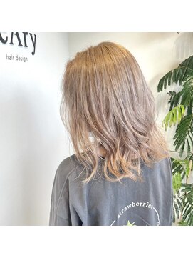 フィーリー ヘア デザイン 太田店(feAry) ホワイトミルクティー/ブリーチ２回以上