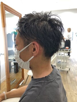 ヘッズ 本八幡店(HEADS) MEN'S HAIR  センターパート　ツイストスパイラル　韓国マッシュ