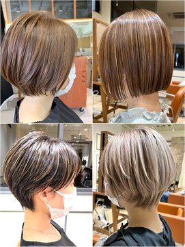 ネオリーブエム(Neolive em;) カラーで遊ぶショートスタイル☆