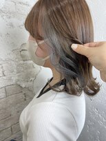 プライズ アイリス 池袋東口店(prize Iris)&nbsp;インナーカラーグレージュ10代20代11000円