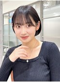 【長谷川】ゆったりショートボブ