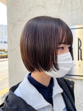 アース 稲毛海岸店(HAIR&MAKE EARTH) 前上がりボブ