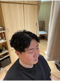 メンズソフトツイストパーマ