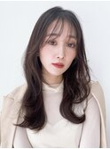 大人女性シースルーバング
