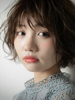 カバーヘア イヴ 戸頭店(COVER HAIR EVE)&nbsp;グレーベージュ大人ガーリーマッシュパーマv戸頭20代30代40代