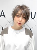 プラチナグレージュショート20代30代40代50代