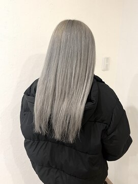 カラースタンド(COLOR STAND) シルバーベージュインナーカラーダブルカラーケアブリーチグレー