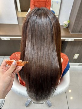 ルージュ 目白台店(ROUGE) 髪質改善/縮毛矯正×ロング【護国寺駅.目白台】