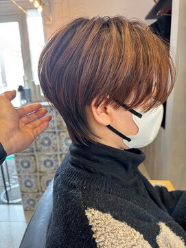 プリームヘアーホワイト(Pleame hair WHITE) ハンサムプチウルフ