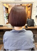 切りっぱなしボブ