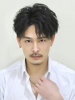 ベーア メロー(Bar mellow)&nbsp;黒髪MIXカール爽やかセンターパート