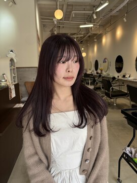 ラック 津田沼(LUCK) ピンクバイオレット/ダブルカラーインナーカラーケアブリーチ