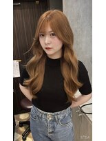 ジルバイジゼル(JILL by GiseL)&nbsp;ロング　ミルクティー　ベージュ　