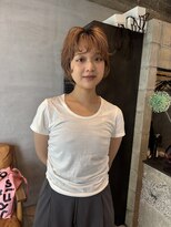 オムズ(OM's)&nbsp;ショート×ブリーチカラー