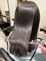 フリック 京都河原町店(FLICK)&nbsp;★髪質改善/ブリーチなしカラー/ヘーゼルベージュ/透明感カラー