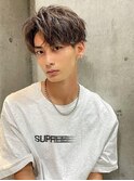 横浜西口ツイストパーマメンズスパイラルパーマフェザーショート