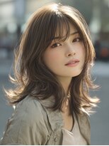 アルトリスト(Altruist Aging×HAIR&SPA) ★ダークアッシュ大人ガーリーボブ着物ミディアムレイヤーカット