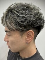 ルースト 京都駅前店(ROOST)&nbsp;フェザーパーマ×メッシュ