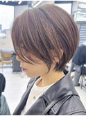 前髪カタログ/イメチェンスタイル/ウェーブパーマ/こなれミディ