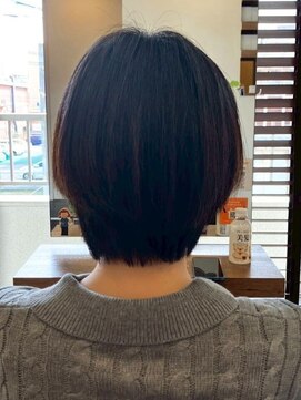 アミーベル クレール(AMI a BELLE Clair) 【218.カラー×髪質改善】縮毛矯正・白髪染め・ショートカット♪