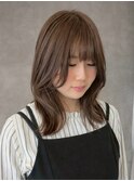 逗子葉山顔周りレイヤーカット韓国レイヤーくびれレイヤーY44