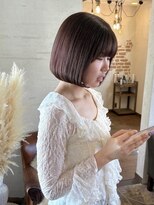 ジリー(gilly)&nbsp;【gilly】pink brown × bob◎