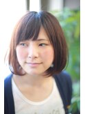 ふんわり柔らかボブ