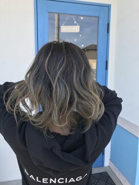 ヘアーメイク コラソン(hair make corazon) 似合わせカットメルティカラー着物フェミニンロング