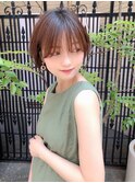 ウザバング/丸みショート/大人かわいい