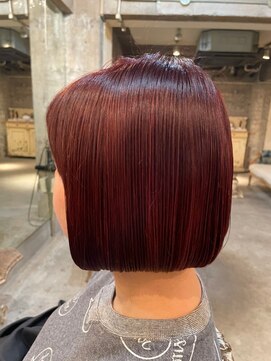 ロイジー(roijir) 【roijir 表参道】あごラインボブ×暖色系カラー