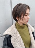 『真通知弘』多毛、剛毛、癖毛でも収まるショート×透明感カラー