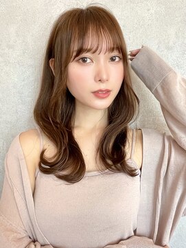 ルームバイシー 新宿(Loom. by Sea) 韓国風前髪×レイヤーカット【髪質改善/新宿/レイヤーカット】