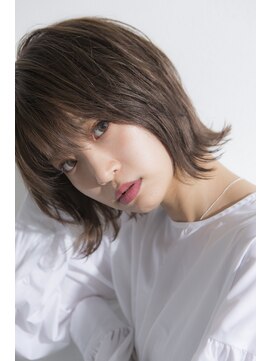 ミエル ヘア 新宿(miel hair) 〈mielhair新宿〉外はね　ウルフボブ　最高級EXハホニコTr