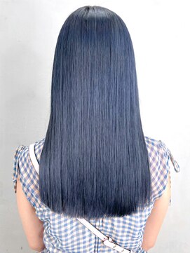 アイティーバイアルバム 八王子店(IT by ALBUM) ブルーロング_カーキグレージュマッシュショート_ba347031