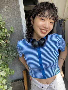 フィン(fin,) fin,/外ハネボブ/セクションカラー/グラデーションカラー