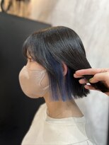 ヴァイス 渋谷店(VAICE) こっそりインナーカラー  ネイビーブルー