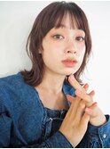 前髪/マチルダボブ/ピンクベージュ/インナーグレージュ/ウルフ