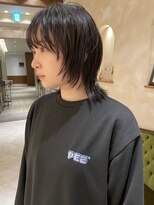 ボブレイヤー・ウルフボブ・大人ボブ・暗髪・銀座京橋20代30代