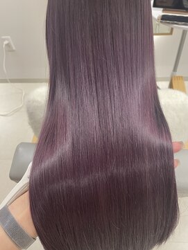 ミリ 奈良店(mm) ラベンダー/透明感カラー/韓国/髪質改善/奈良駅/奈良/