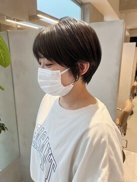 ガリカ 大名(Gallica) 【森千晶】暗髪透明感グレージュ/丸みショート/地毛風カラー