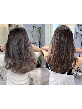 脱白髪染め！大人世代のお悩みを白髪ぼかしハイライト、バレイヤージュで解消◎コンプレックスを個性に！