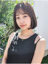 フェアレディ/ルガール 下北沢店(FAIRLADY/REGARD)&nbsp;【透け感ブラウンベージュ×シアーミニボブ】