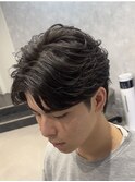 フェザーショート/フェザーパーマ/長岡メンズパーマ