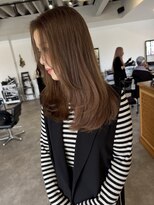 ナンバー(number+)&nbsp;大人可愛いレイヤーカットショコラブラウンブリーチなし