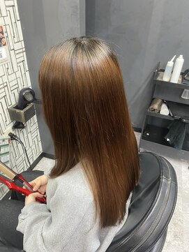 アローズ 久留米店(arose) 茶髪　艶髪　髪質改善カラー