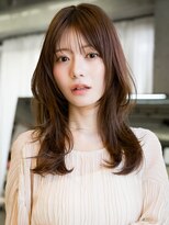 レノラ 本町(LENORA) ☆レイヤーカット毛先ワンカールくせ毛風カール薄めバングデジパ