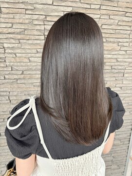 ハイバレーヘアーメゾン(HIGH VALLEY HAIRMAISON) ミディアムレイヤー黒髪レイヤー顔周りレイヤー岡山南中央町