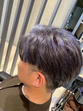 アース 南福島店(HAIR&MAKE EARTH) ブリーチ×グレイジュ×ブルー